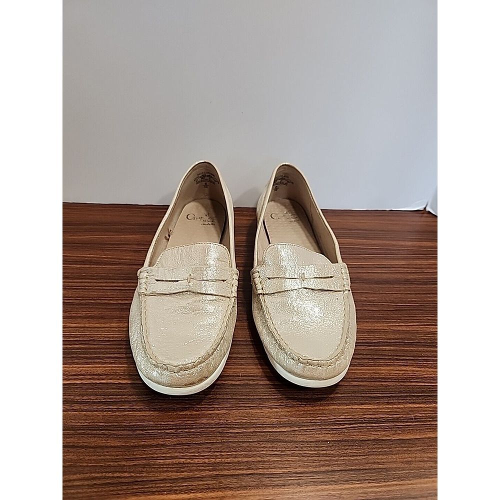 Caprice 9-24251-28‎ Sparkling Gold Patent Caprice Moccasins UK 6 EUR 39